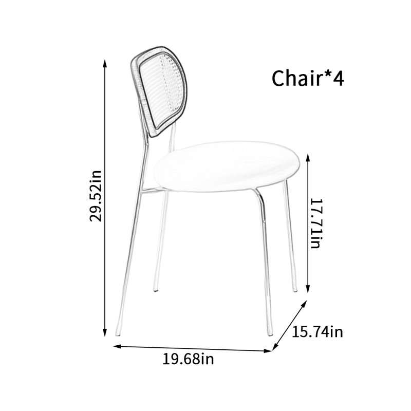 Modern Simple Exquisite Soft Dining Chairs