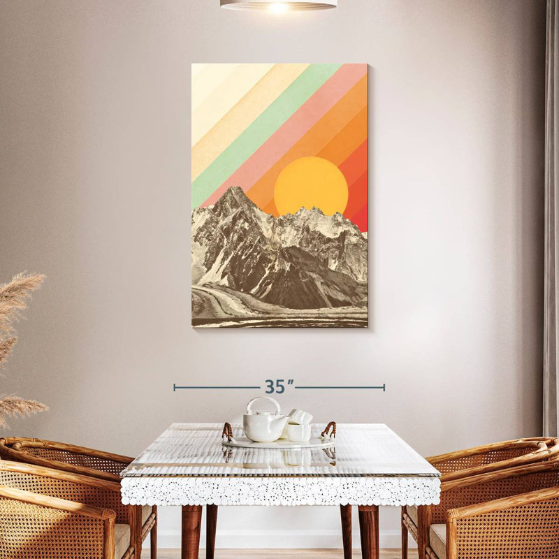 Alvord Mountainscape I, 45" H x 30" W