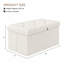 Banc de rangement rembourré en similicuir, banc d'entrée pliable et banc de chambre-792794173-792794174