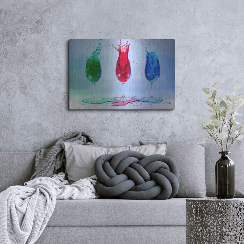 «Drink Splash 5» par Gordon Semmens, H 24 po x l 36 po