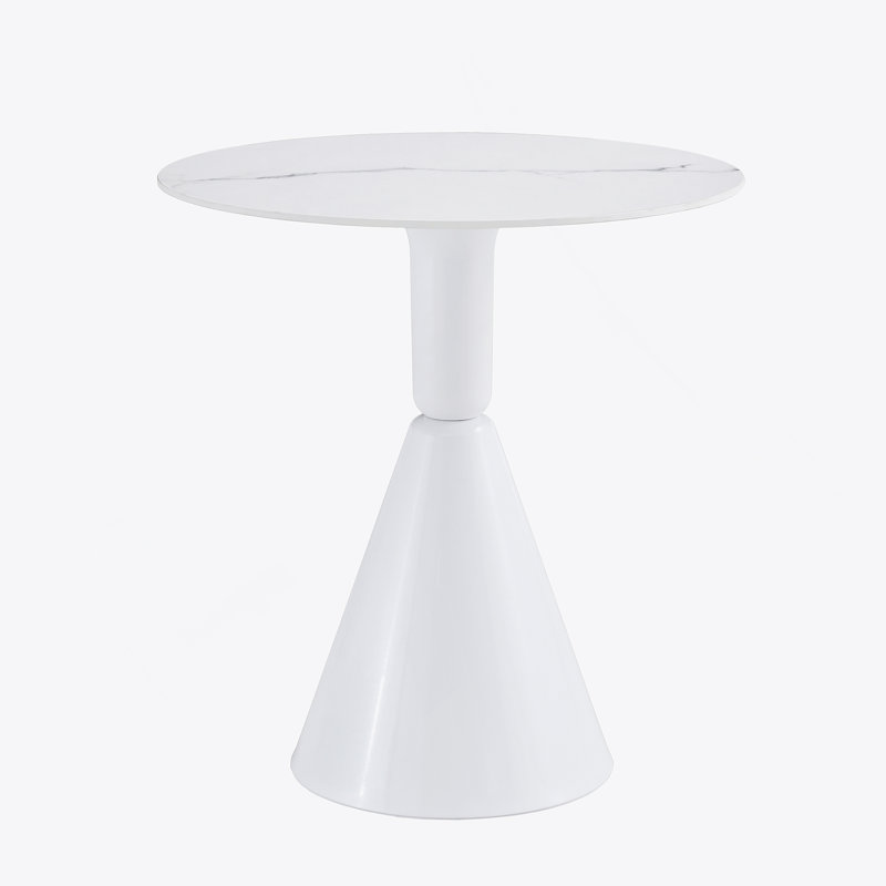 White Coffee Table, Simple Modern Negotiation Table, Balcony Dining Table