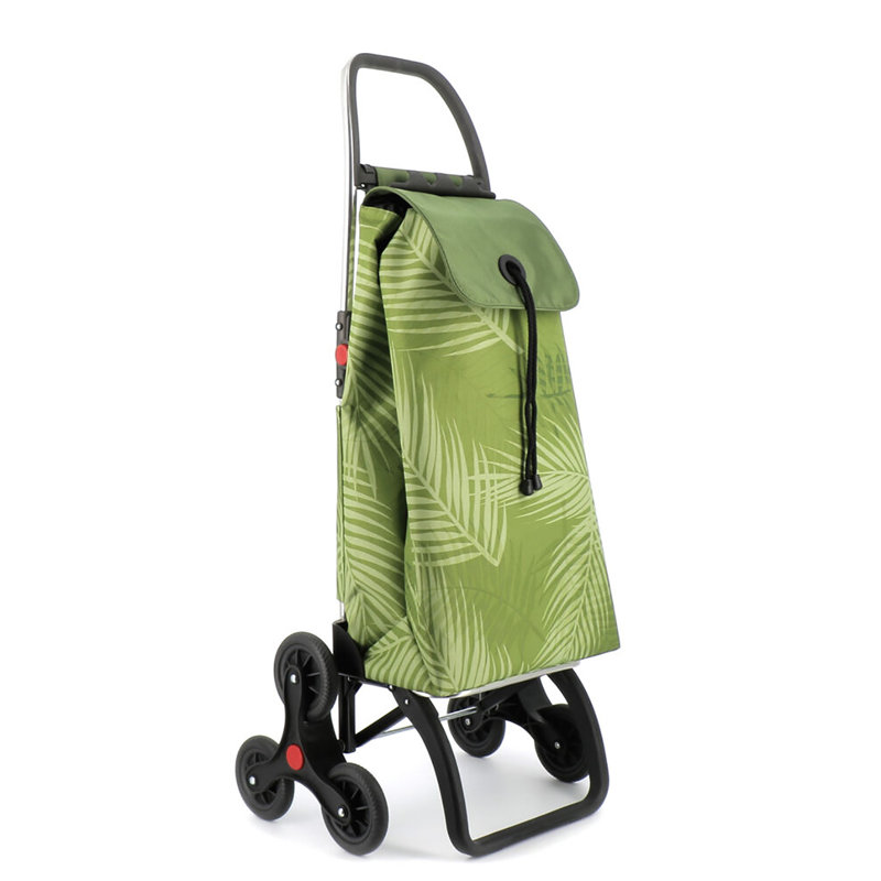 Shopping Trolley Rolser I-Max Costa Rica 6 Wheels Stair Climbers Foldable, Green