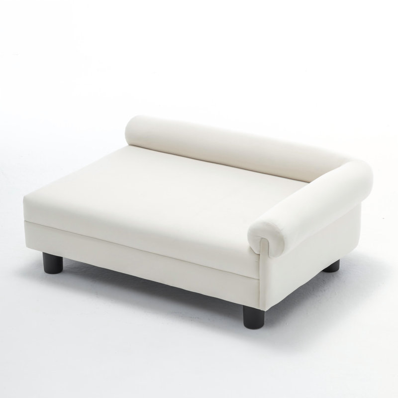 Lit pour chien Malcolm Elegant Rectangle, Beige