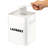 Metal Storage Canisters And Containers For Home And Kitchen Organization, Function, And Decor (White Laundry Box)
