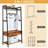 33'' Wide Hall Tree with Bench and Shoe Storage