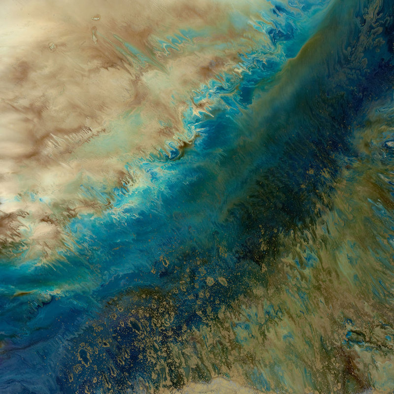 Shimmering II Painting by Blakely Bering, Outdoor, 30" H x 30" W x 1.5" D