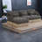 Deep Seat Modular Sofas Chenille Leopard Modern Living Room Home
