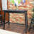 Elegant Black 22"D x 42"W x 36"H Handcrafted Compact Asian-Inspired Bar Table-1913245784