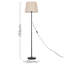 Bekbele 155cm Accent Floor Lamp-36122203