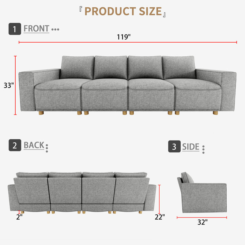 Canapé modulaire Shadan