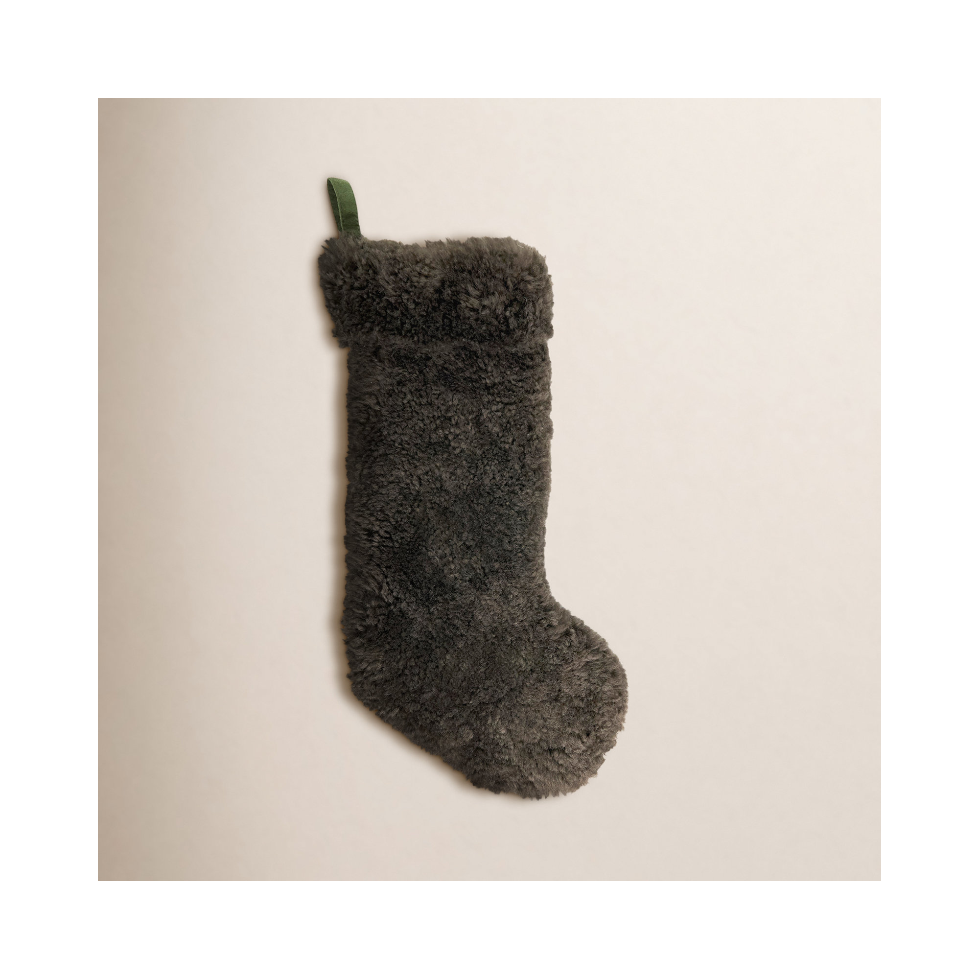 Cozy Delight Lamb  Stocking, Burgundy