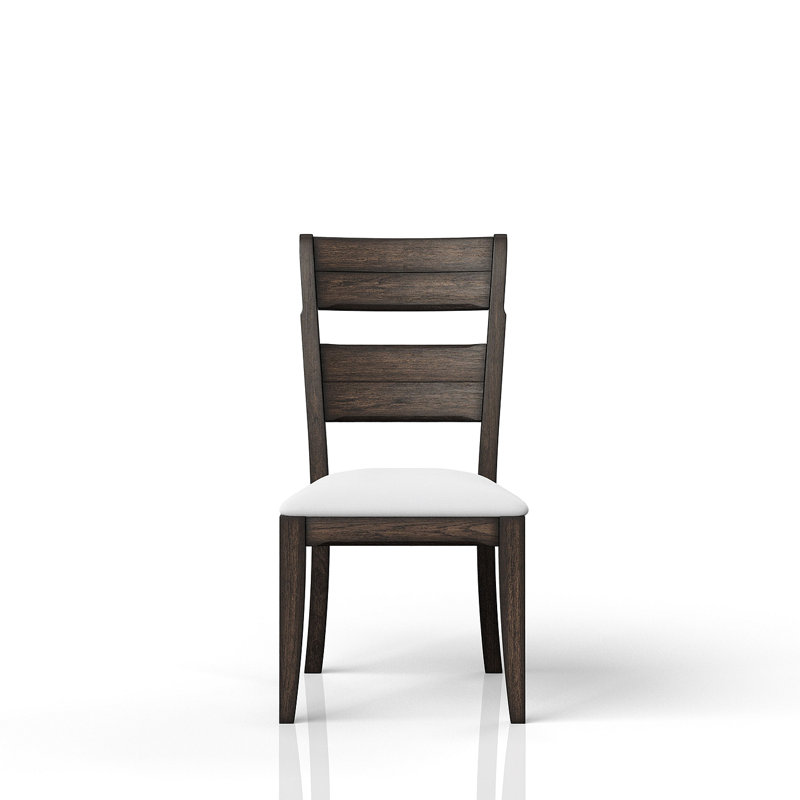 Chaise d'appoint rembourrée chocolat
