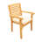 11 Pcs Grade-A Teak Wood Dining Set: 118" Double Extension Rectangle Table And 10 Alvarez Stacking Arm Chairs #11HR2410-2000758336