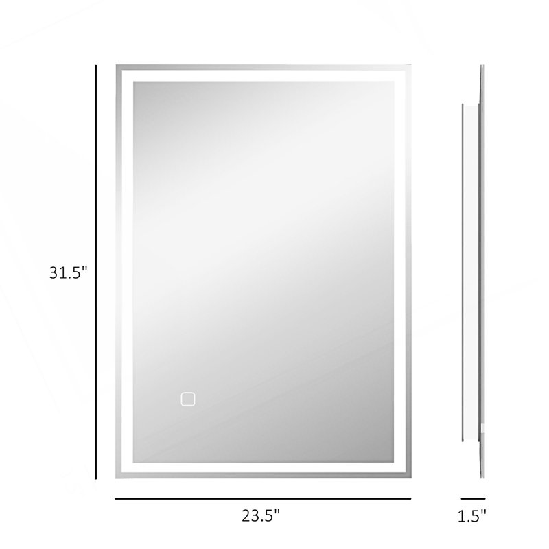 Dimmable Bathroom Mirror With Led Lights