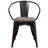 Kester 4 Pk. Metal Chair with Wood Seat and Arms-1117605092