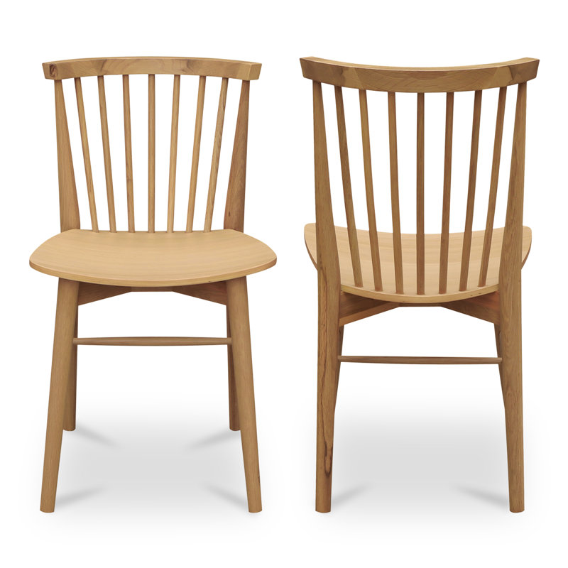 Marley Dining Chair Walnut-Set of Two, Oak