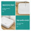 20x15 Inch White Ceramic Rectangular Bathroom Sink