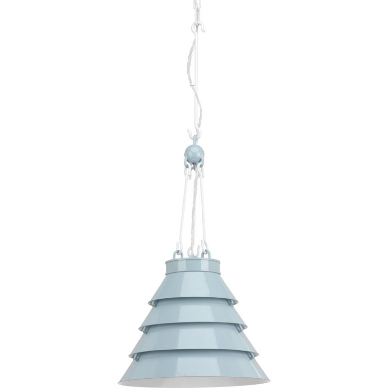 Maliblue Matte Enamel 24'' Industrial Globe Pendant Light