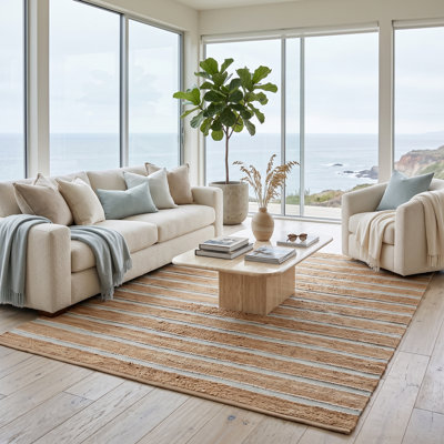 Tapis tissé à la main Coastal