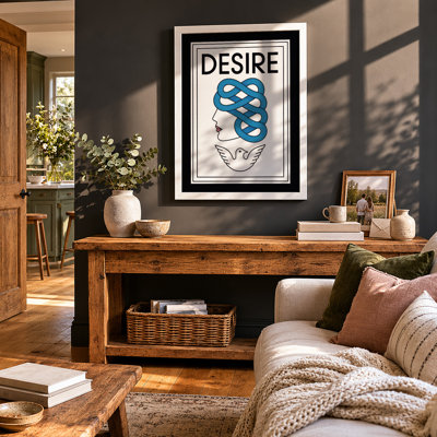 Desire Within Japandi - Framed Print
