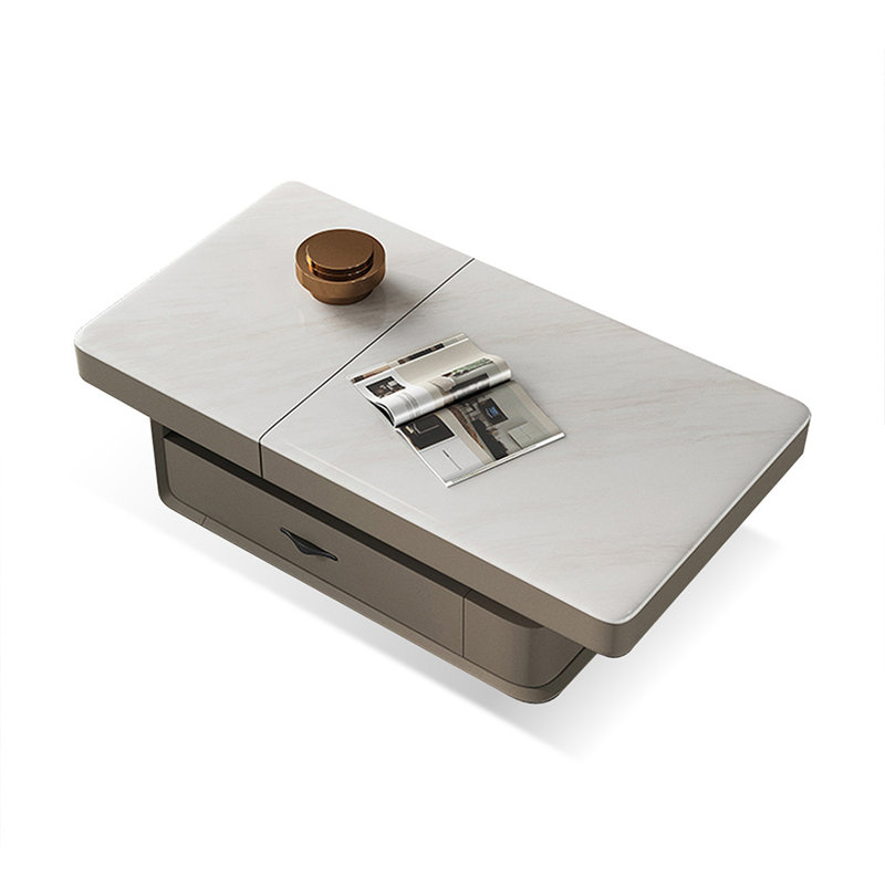 Table basse rectangulaire en bois manufacturé