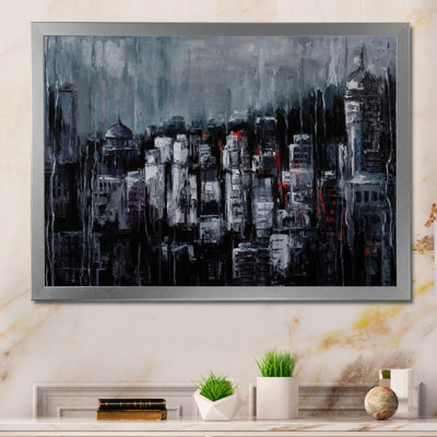 " Fantasy Grim Cityview At Nighttime "
