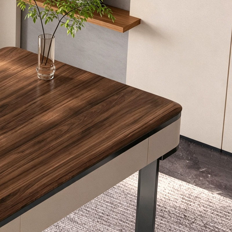 Nouveau bureau élégant de style rétro, H 29,52 po x l 62,99 po x P 23,62 po