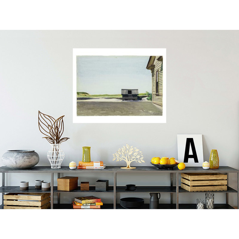 «Truro Station Coal Box» par Edward Hopper - Impression giclée, H 32 po x l 40 po