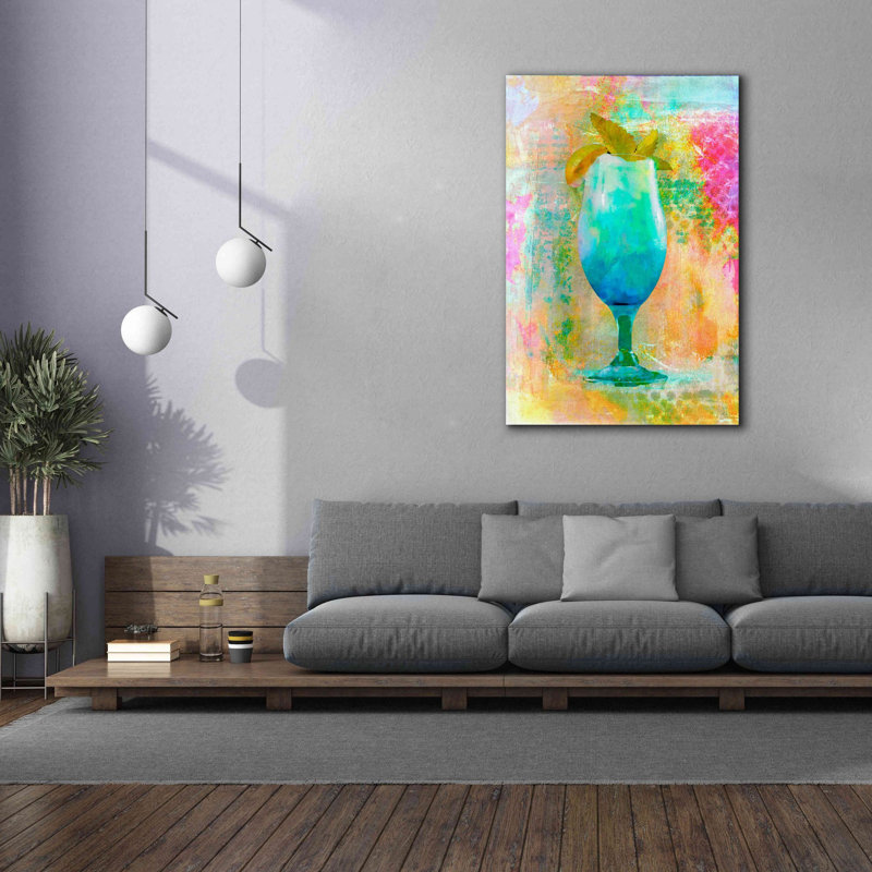 «Cocktail Night» par Andrea Haase, estampe numérique sur toile, H 60 po x l 40 po x P 1,5 po