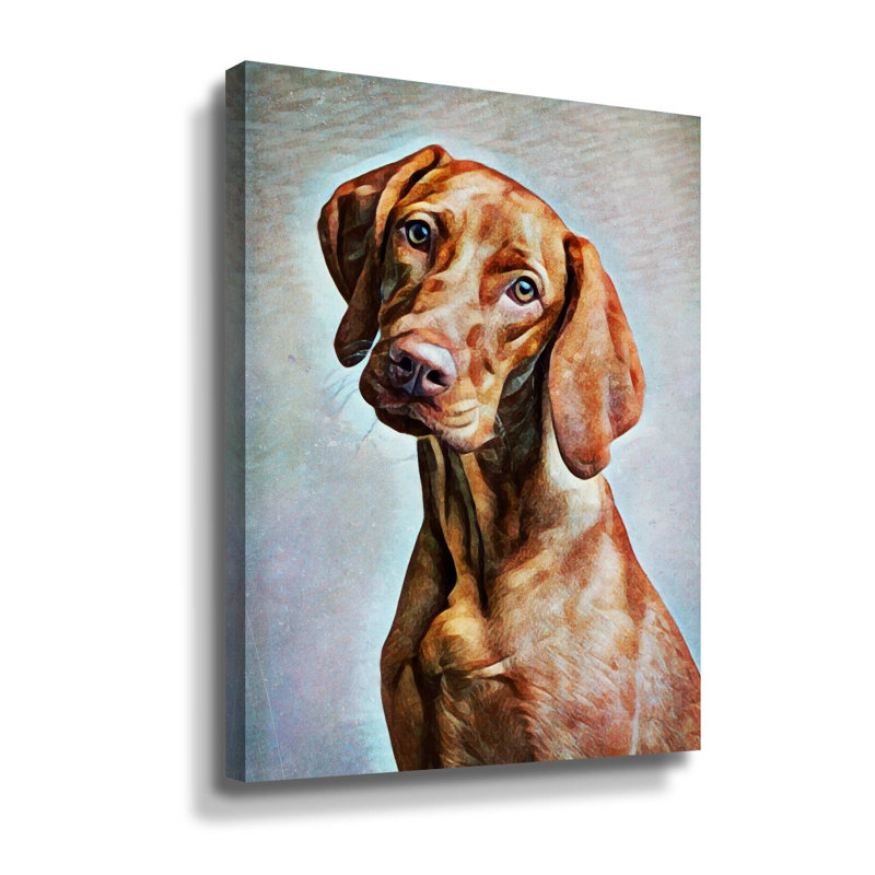"Vizsla hongrois" par Aldridge, impression sur toile, H 18 po x l 14 po x P 2 po, Toile tendue