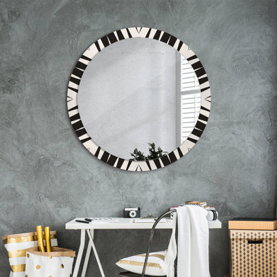 Huldar Glass Flat Wall Mirror