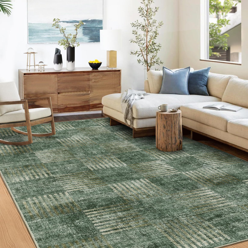 Tapis lavable 10 x 13 pour salon