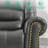 Heated Massage Swivel Rocking Recliner-1963448123