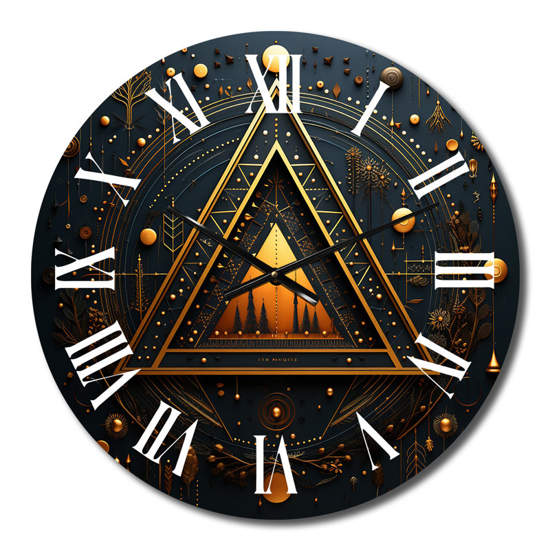 Horloge murale en métal, Médium