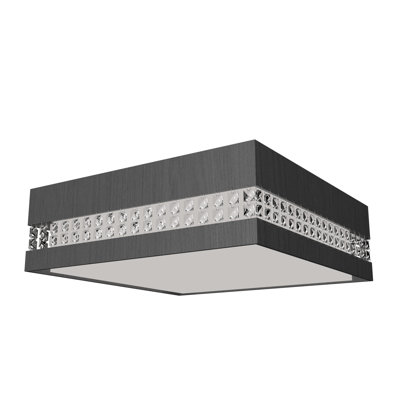 Plafonnier encastré 1 lumière DEL Cristais