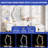 Makeup Vanity Drawers with LED Lighted Mirror, One Set Stool, and USB Power Outlets-1023598997