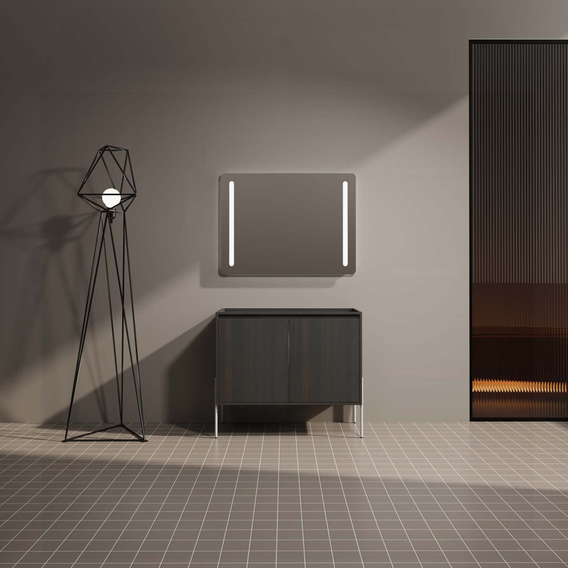 Sophisticated Freestanding Bathroom Vanity with Abundant Storage and Durable Construction