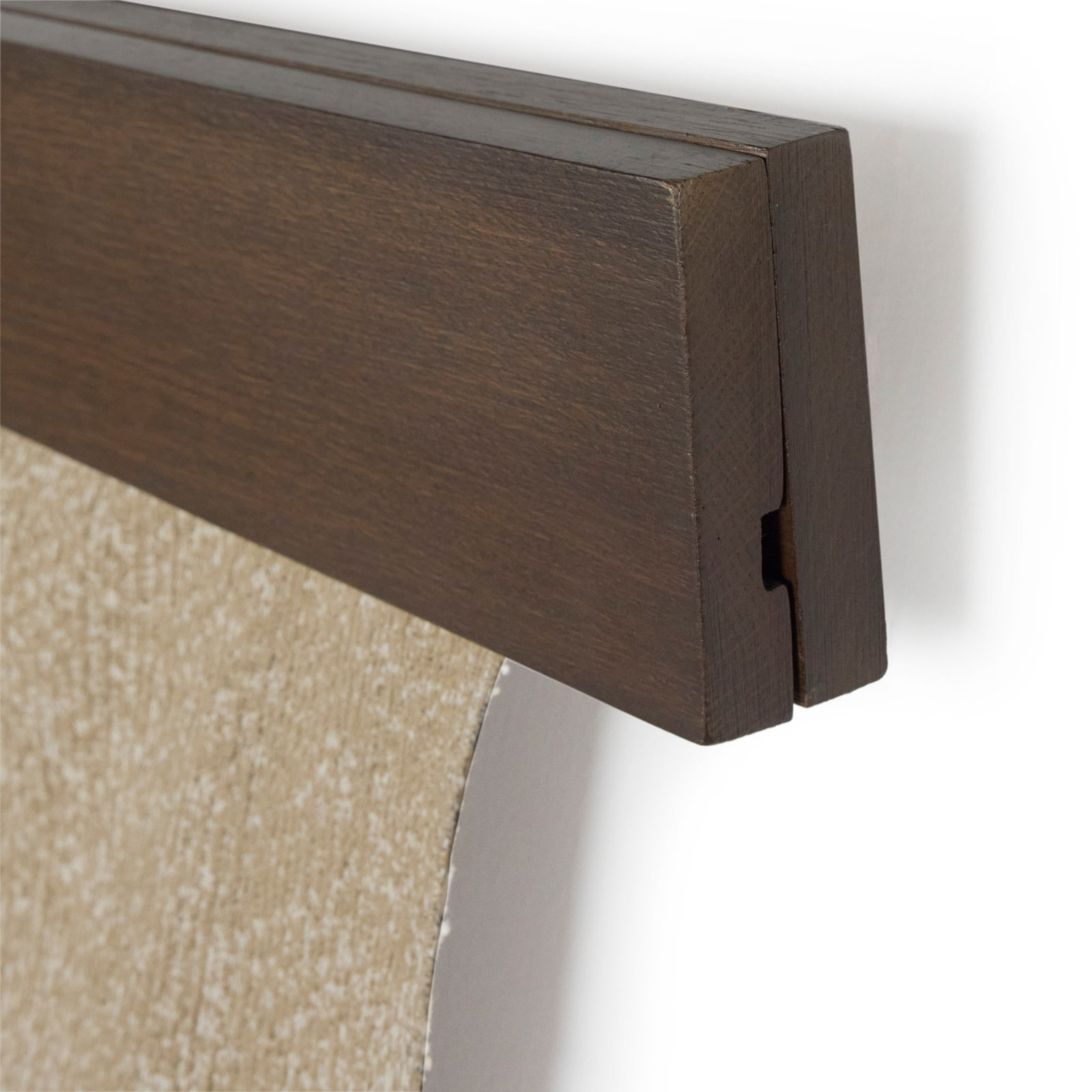 Liev Haze Wall Hanging with Hanger, Red Brown Oak