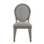 Chaise d'appoint rembourrée en lin Hildemar-1248836144-1335091151