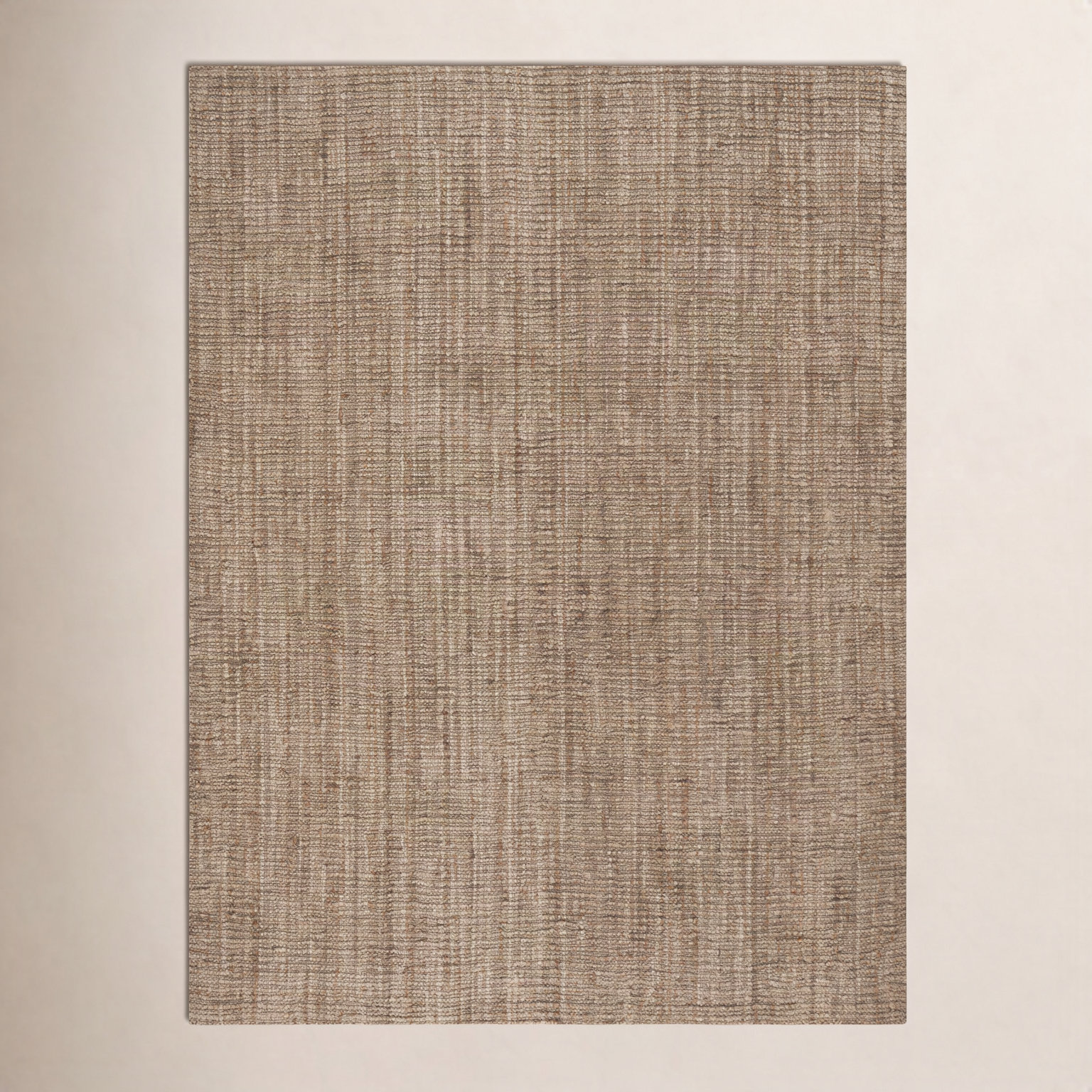 Alda Natural Gray Hand-Woven Jute Rug, Rectangle 8' x 10'