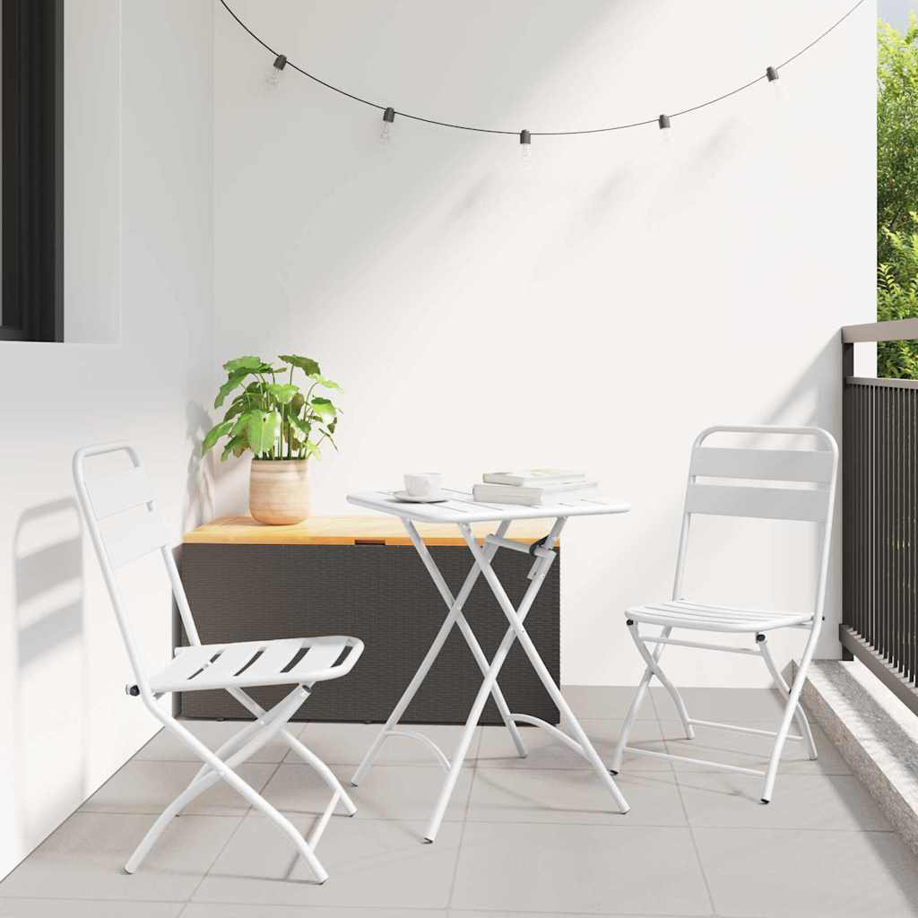 Square 3 - Piece 2 - Person 55Cm L Outdoor Bistro Set