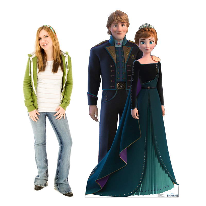 Frozen 2 Anna and Kristoff Life-Size Cardboard Cutout