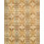 Canvello Modern Ikat Design Hand-Knotted Lamb's Wool Area Rug- 6'3" X 9'