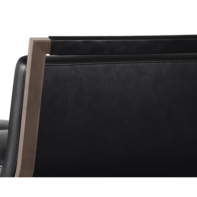 Arizona Swivel Upholstered Stool with Metal Frame