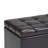 Sienna 33"W Upholstered Vegan Leather Transitional Rectangular Storage Ottoman Bench with Tufted Styling-1993390114