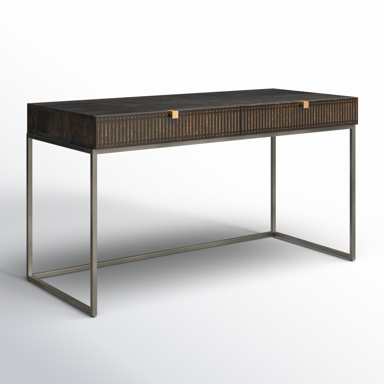 Tangelo Writing Desk, Vintage Brown