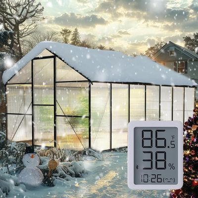 Greenhouse For Outdoors, Large Walk In Greenhouse Kit And Winter Garden Planting, Enhanced Aluminum Green Houses For Outside Withstands Strong Wind Or Snow To Protect Vegetables Or Plants