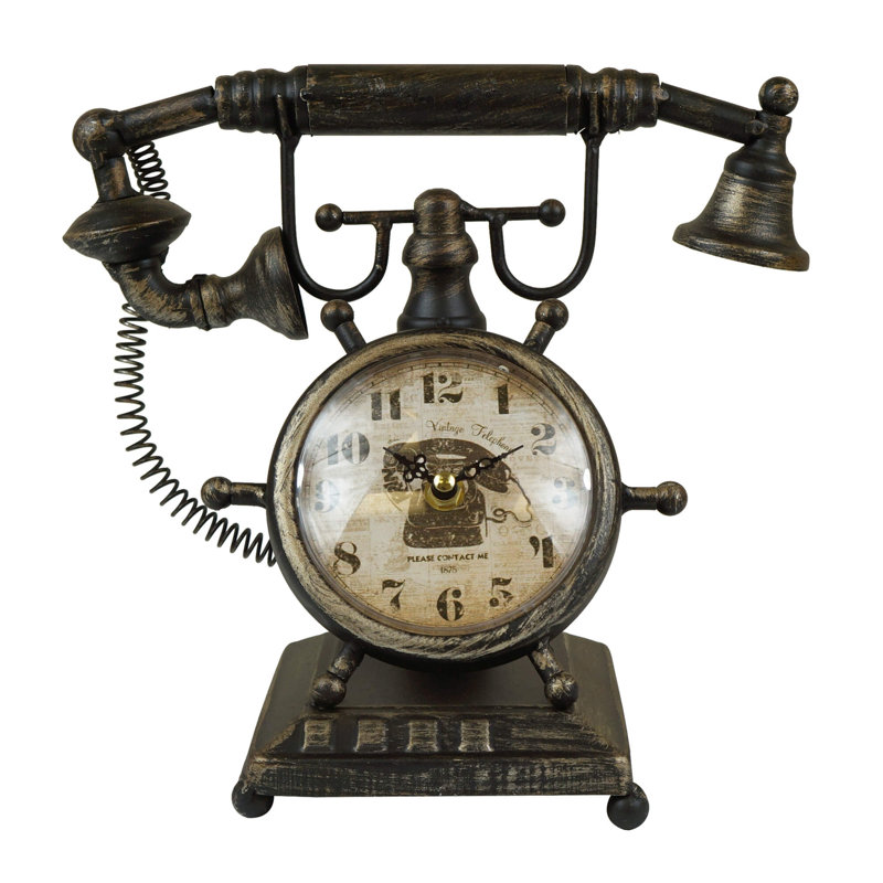 Horloge de table téléphonique