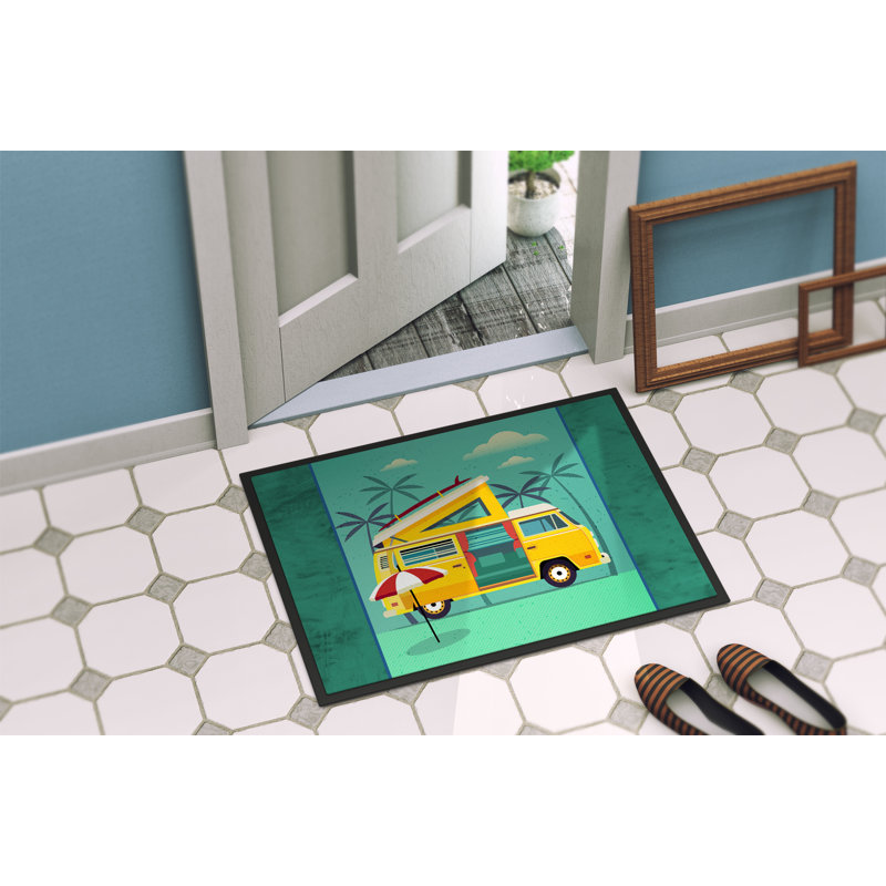 Tapis d’extérieur anti-dérapant à la maison urban camper van, l 18 po x L 27 po