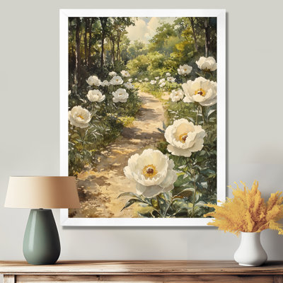 Genora - Art mural sur toile floral